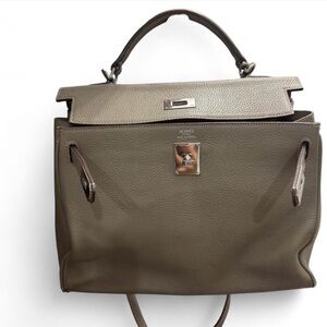 Leather Top-Handle Bag